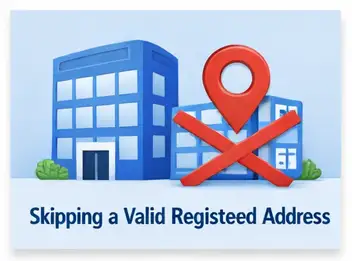 Valid Registered Address