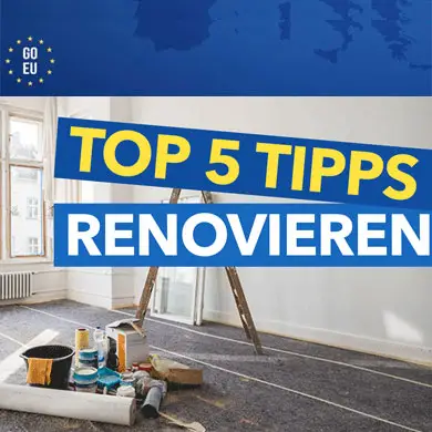 Top 5 Tipps Immobilie renovieren