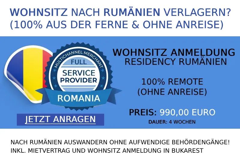 Wohnsitz Rumänien aus der Ferne anmelden